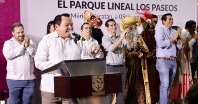 Anuncia Díaz Mena trabajos para concluir el parque lineal del Poniente