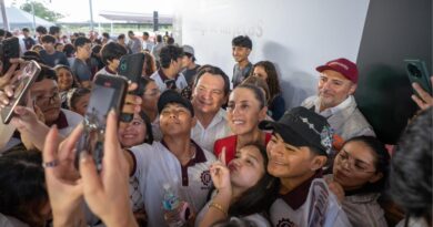 Claudia Sheinbaum y Díaz Mena supervisan obras estratégicas para Yucatán