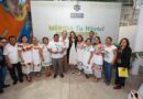 Cecilia Patrón entrega reconocimiento internacional a la campaña Mérida Ta Wéetel