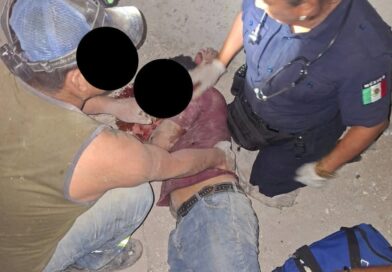 ALBAÑIL CAE DE SEIS METROS EN KANASÍN 