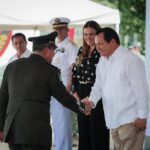 Díaz Mena asiste a toma de protesta del nuevo comandante de la X Región Militar