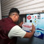 Colocan sellos de suspensión por pirotecnia irregular en predio de Caucel