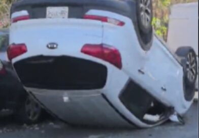 ACCIDENTE DEJA TRES UNIDADES CON DAÑOS