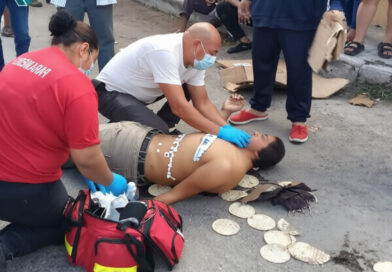 ACCIDENTE EN IZAMAL DEJA DOS HERIDOS