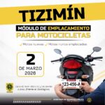MÓDULO DE EMPLACAMIENTO PARA MOTOCICLETAS EN TIZIMÍN