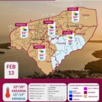 SE PRONOSTICAN TEMPERATURAS DE 32 A 34°C EN YUCATÁN