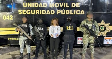 DETENIDA EN YUCATÁN POR DELITO CONTRA LA SALUD EN EL ESTADO DE MÉXICO