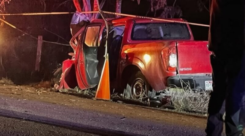 CONDUCTOR MUERE PRENSADO EN ACCIDENTE