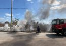 CONTROLAN INCENDIO EN BASURERO CLANDESTINO 