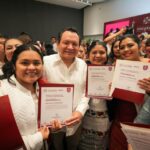 Díaz Mena cumple con justicia laboral al magisterio