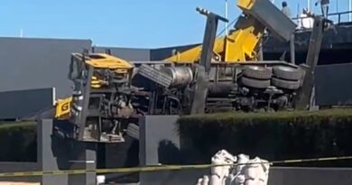 GRÚA VUELCA EN CONGELADORA DE PUERTO PROGRESO