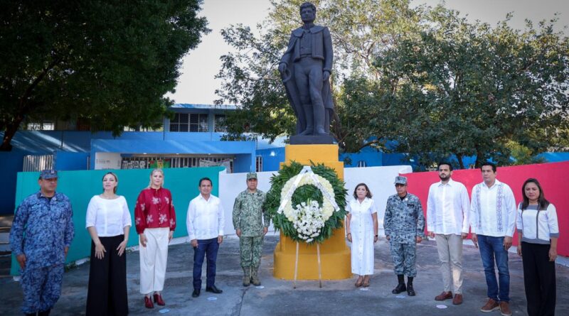 Gobierno del Estado conmemora aniversario luctuoso de Vicente Guerrero