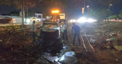 AUTOMOVILISTA  SE ESTRELLA Y SE QUEDA SIN MOTOR 