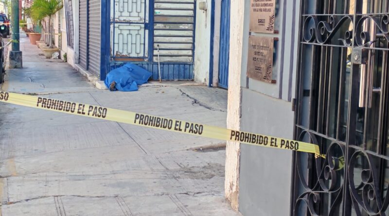 FALLECE HOMBRE EN LA CALLE 56 DEL CENTRO