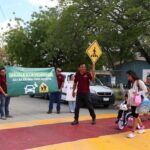 Atienden seguridad vial en escuela de Juan Pablo II