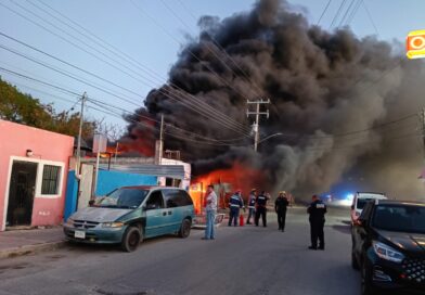  INCENDIO EN TALLER DE HERRERÍA 