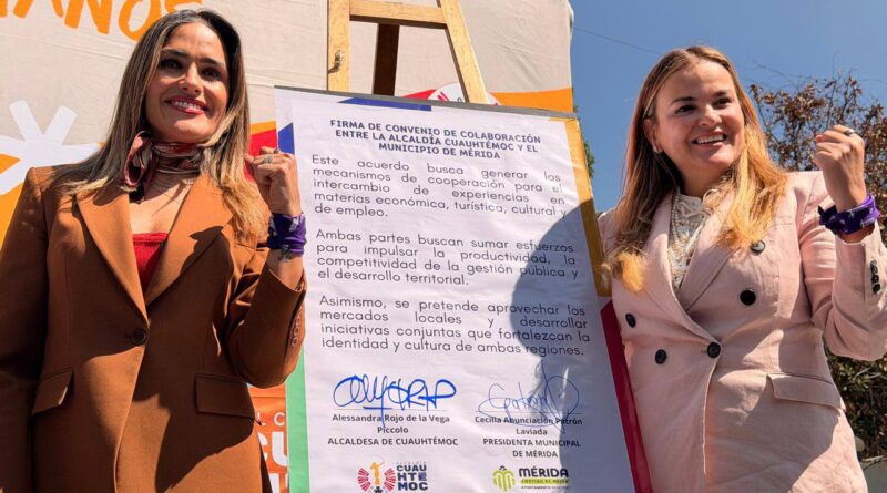 Cecilia Patrón firma alianza con alcaldía Cuauhtémoc
