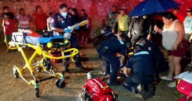 MOTOCICLISTA EBRIO RESULTA GRAVE EN ACCIDENTE 