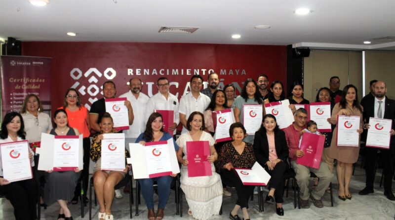 Reconocen calidad en empresas turísticas 