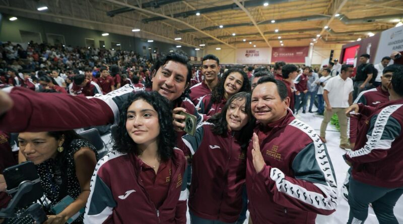 Abanderan a Yucatán rumbo a Olimpiada Conade 2026