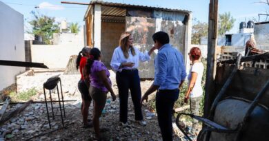 Apoyo a familias afectadas por incendio en Dzununcán