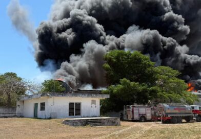ATIENDE SSP INCENDIO EN BODEGA 
