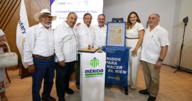 Mérida recibe el título Ciudad Rotaria del Mundo