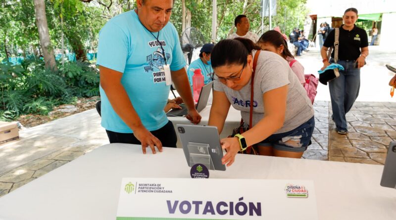 Cecilia Patrón supervisa la jornada de Diseña tu ciudad 2026