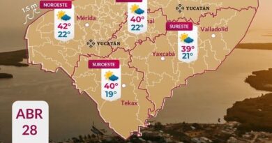 CALOR EXTREMO Y VIENTOS FUERTES EN YUCATÁN