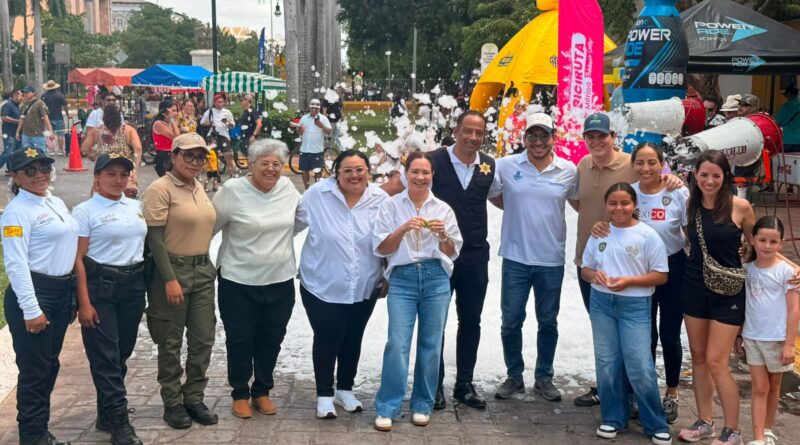 Feria “Mérida en Familia es Mejor” durante la BiciRuta