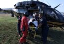 TRASLADAN EN HELICÓPTERO A MENOR LESIONADA EN ACCIDENTE EN AKIL