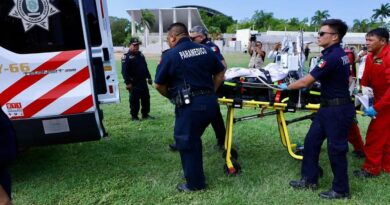 TRASLADAN EN HELICÓPTERO A JOVEN ATROPELLADA EN VALLADOLID