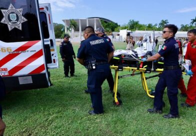 TRASLADAN EN HELICÓPTERO A JOVEN ATROPELLADA EN VALLADOLID