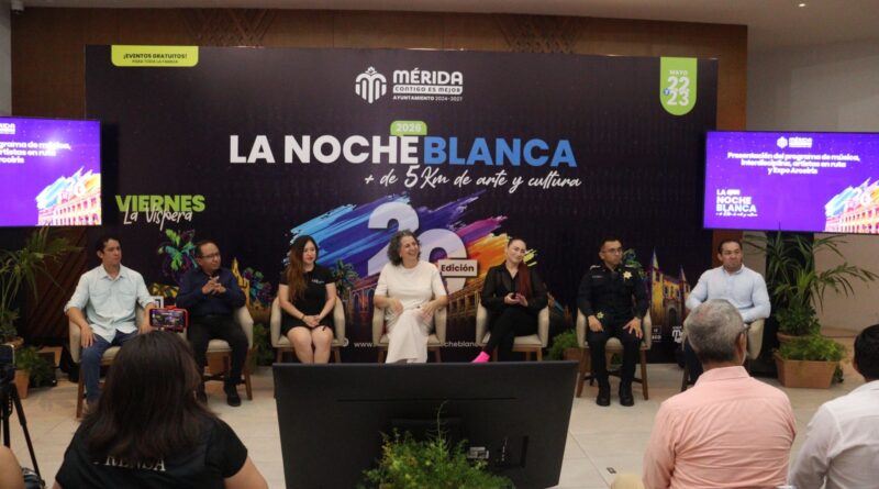 Todo listo para recorrer más de 5 kilómetros de arte y cultura en La Noche Blanca