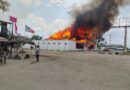  INCENDIO EN PARADOR DE HALACHÓ MOVILIZA A EMERGENCIAS