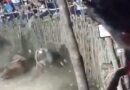 MENOR GRAVE TRAS SER CORNEADO EN OXHOLON