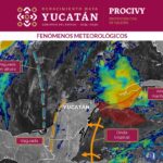 Continuará potencial de lluvias fuertes a intensas en Yucatán