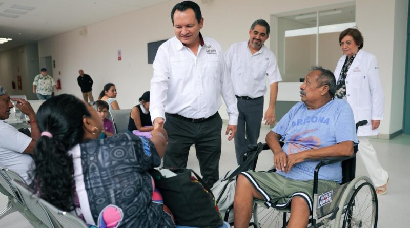 Supervisa Díaz Mena operación del nuevo Hospital O’Horán