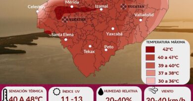 Calor extremo azotará Yucatán
