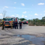 PERFORAN DUCTO DE GAS EN OBRAS DEL TREN MAYA Y DESATAN FUERTE FUGA