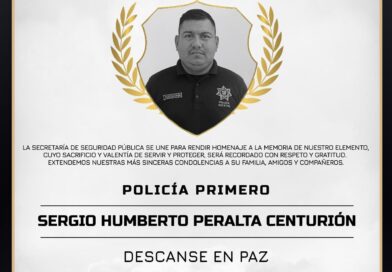 FALLECE ELEMENTO DE LA SSP DURANTE OPERATIVO