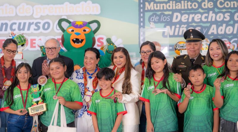 Yucatán obtiene tercer lugar en el Mundialito de Conocimientos de los Derechos de la niñez