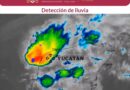 LLUVIAS FUERTES PERSISTEN EN EL PONIENTE Y SUR DE YUCATÁN