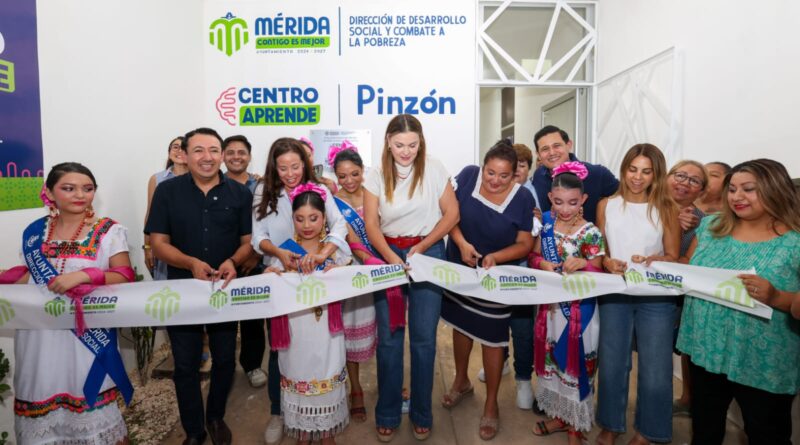 Inaugura Cecilia Patrón Centro Aprende en Pinzón II