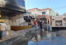 CONTROLAN INCENDIO EN PUESTO DE ZAPATOS