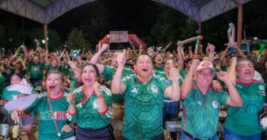 Casa llena en las Zonas Fan: 14 mil personas celebran triunfo de México con saldo blanco