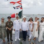 Díaz Mena participa en ceremonia del Día de la Marina en Progreso