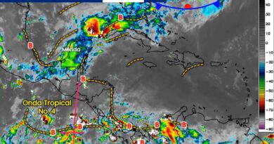 VIGILAN ONDA TROPICAL  #4 POR POSIBLES TORMENTAS EN YUCATÁN