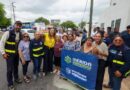 Cecilia Patrón supervisa la repavimentación de la Avenida Canek