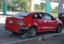 FUERTE ACCIDENTE POR NO GUARDAR SU DISTANCIA